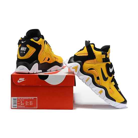 Nike Air Barrage Mid Cut Men Shoes Yellow Black-2